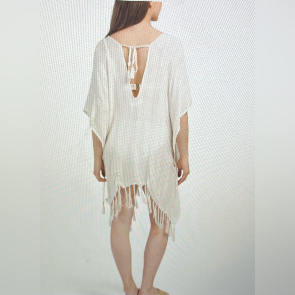 L*Space Seaport cream swim cover up - Picture 3 of 5